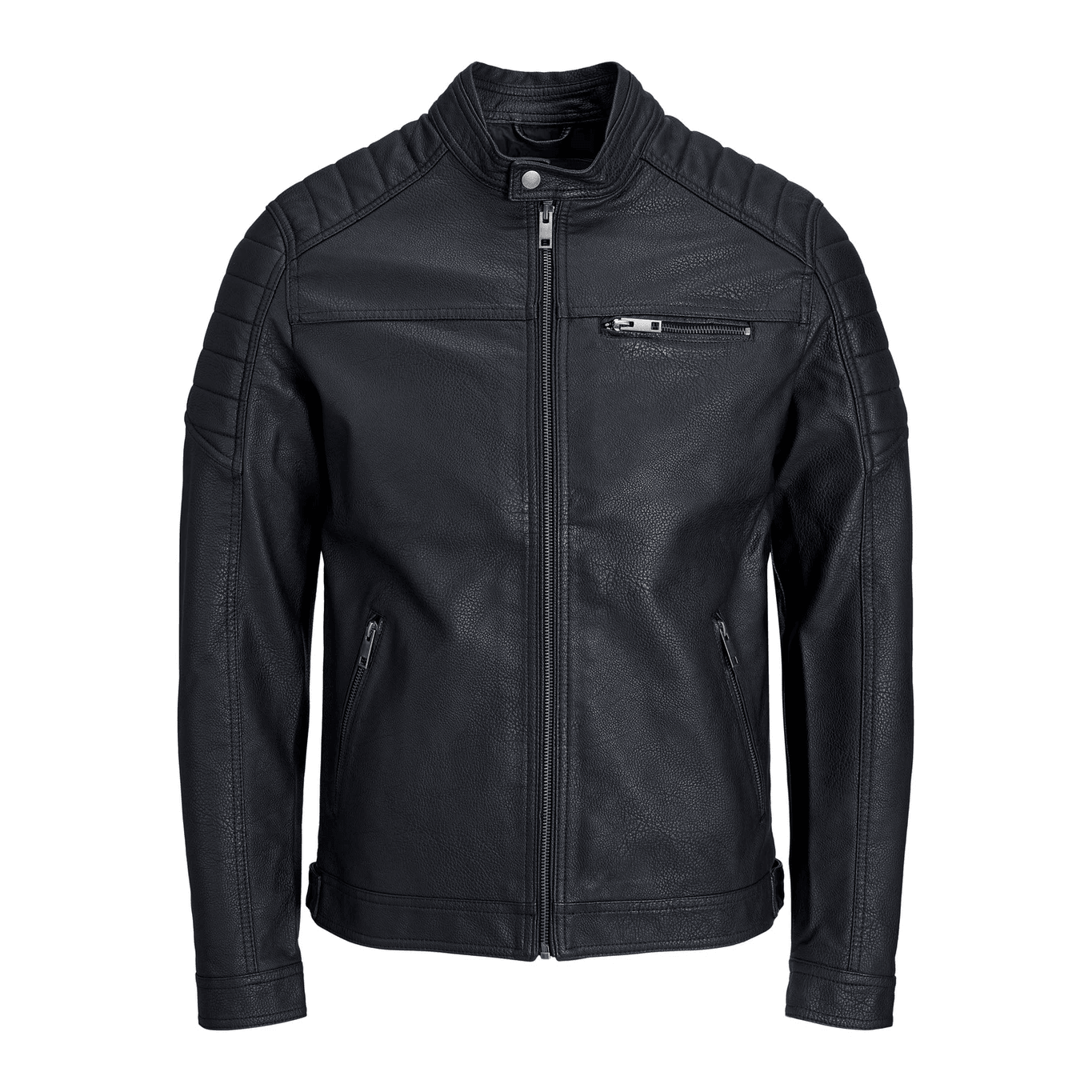 Jack & Jones Uomo Giubbino Biker  Nera12147218