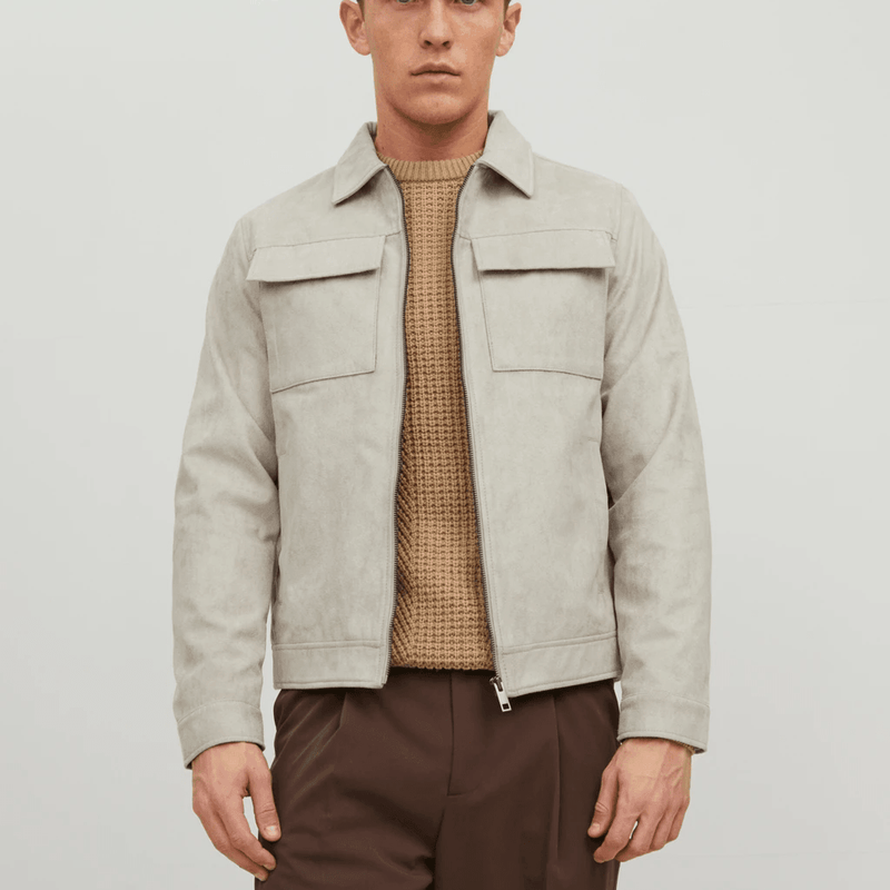 Jack & Jones Uomo Giubbino Rocky Paiton Ghiaccio 12213082