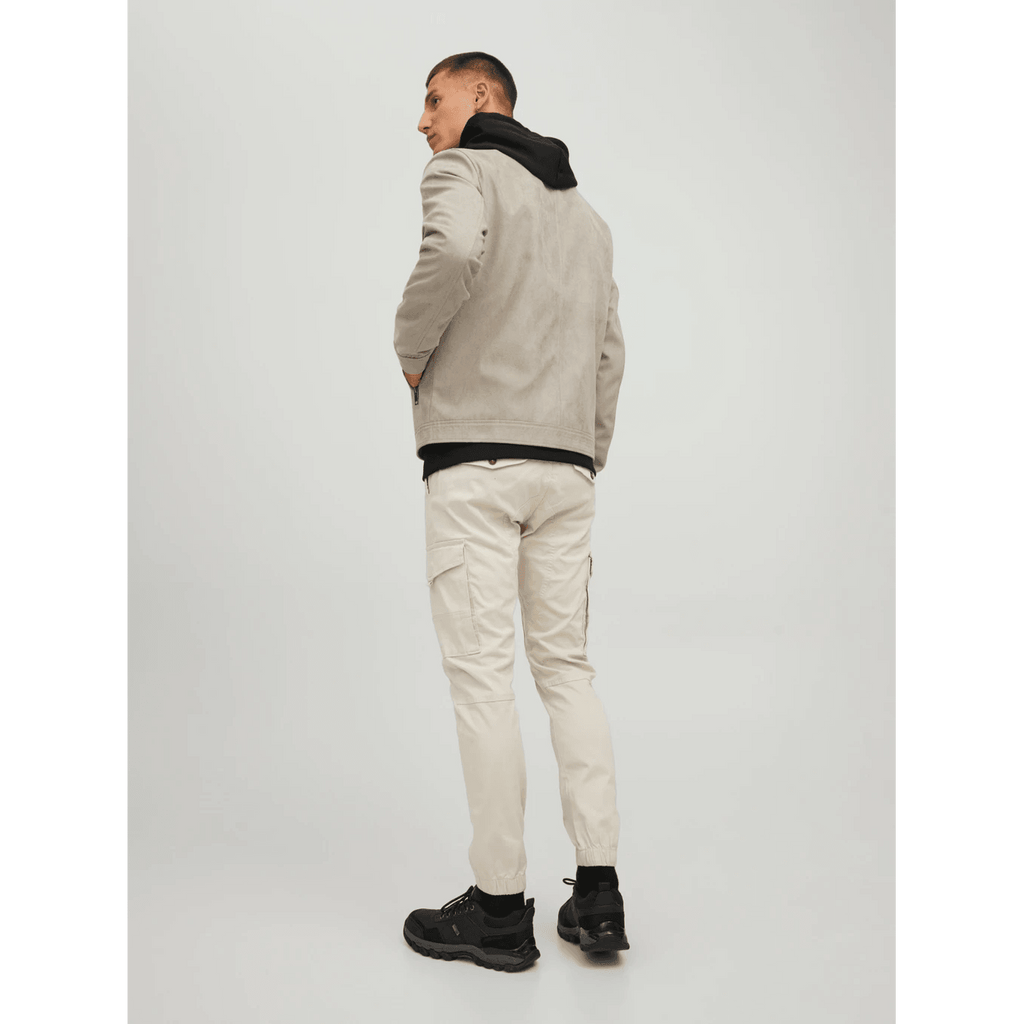 Jack & Jones Uomo Giubbino Rocky Clean Noos Grigio 12223141
