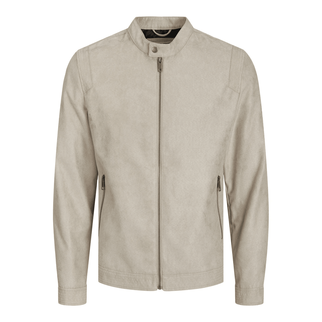 Jack & Jones Uomo Giubbino Rocky Clean Noos Grigio 12223141