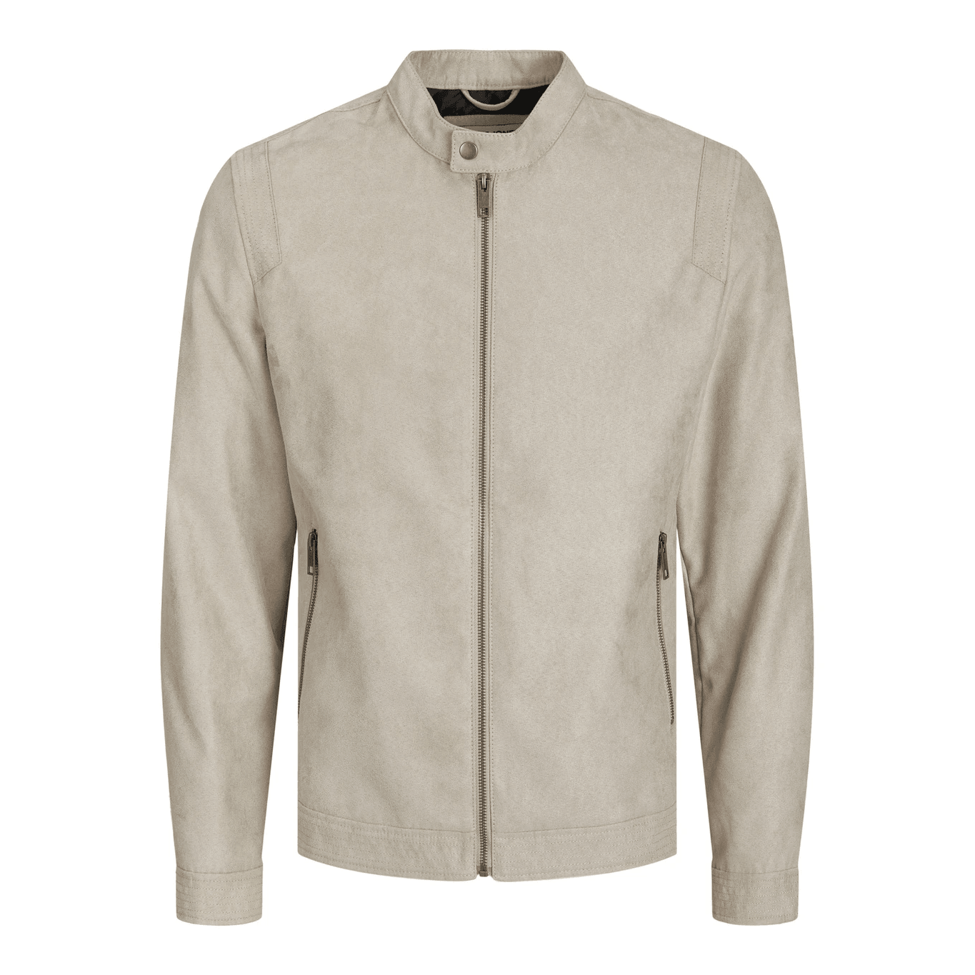 Jack & Jones Uomo Giubbino Rocky Clean Noos Grigio 12223141
