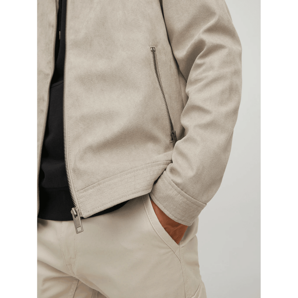 Jack & Jones Uomo Giubbino Rocky Clean Noos Grigio 12223141
