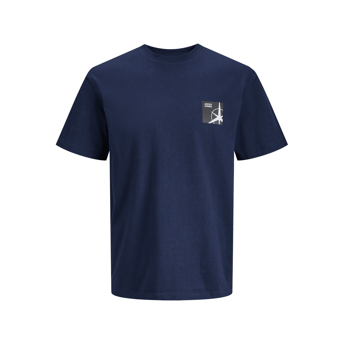 Jack & Jones Uomo T-shirt Filo Blu Navy 1222988