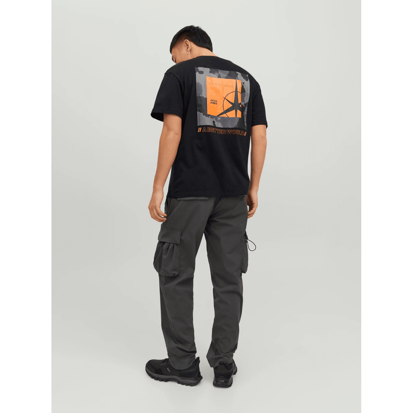 Jack & Jones Uomo T-shirt Filo Nero 12229885