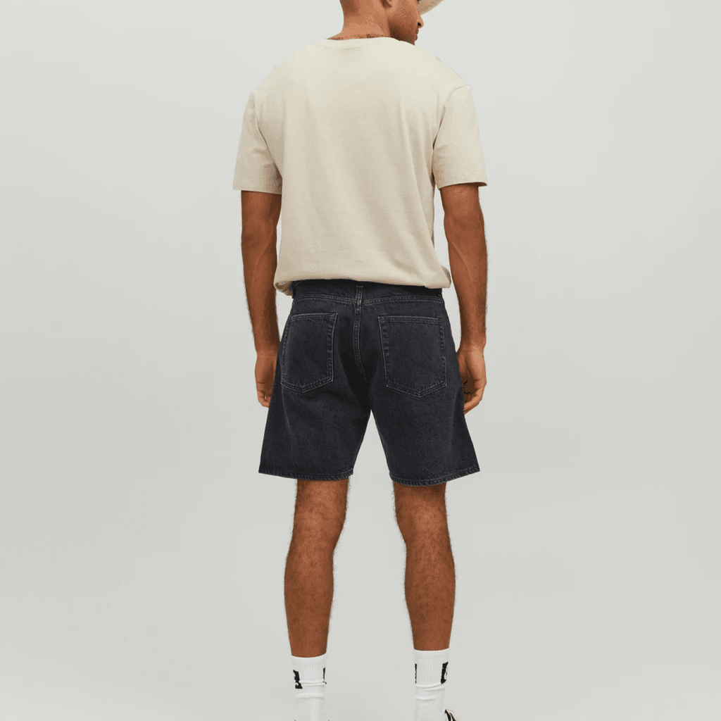 Jack & Jones Uomo Bermuda Chris Denim Nero am357 12231118
