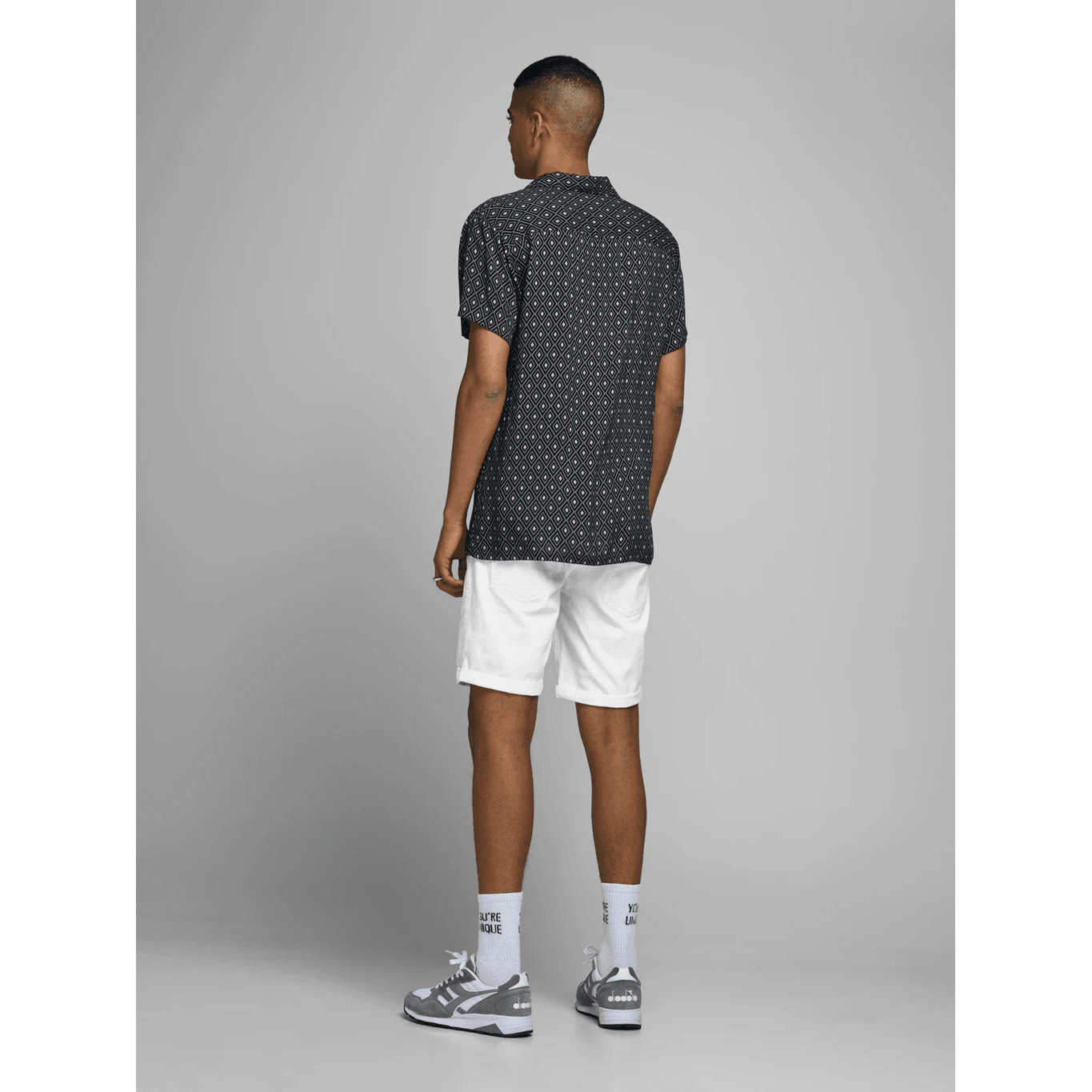 Jack & Jones Uomo Bermuda Trick Bianco12232400