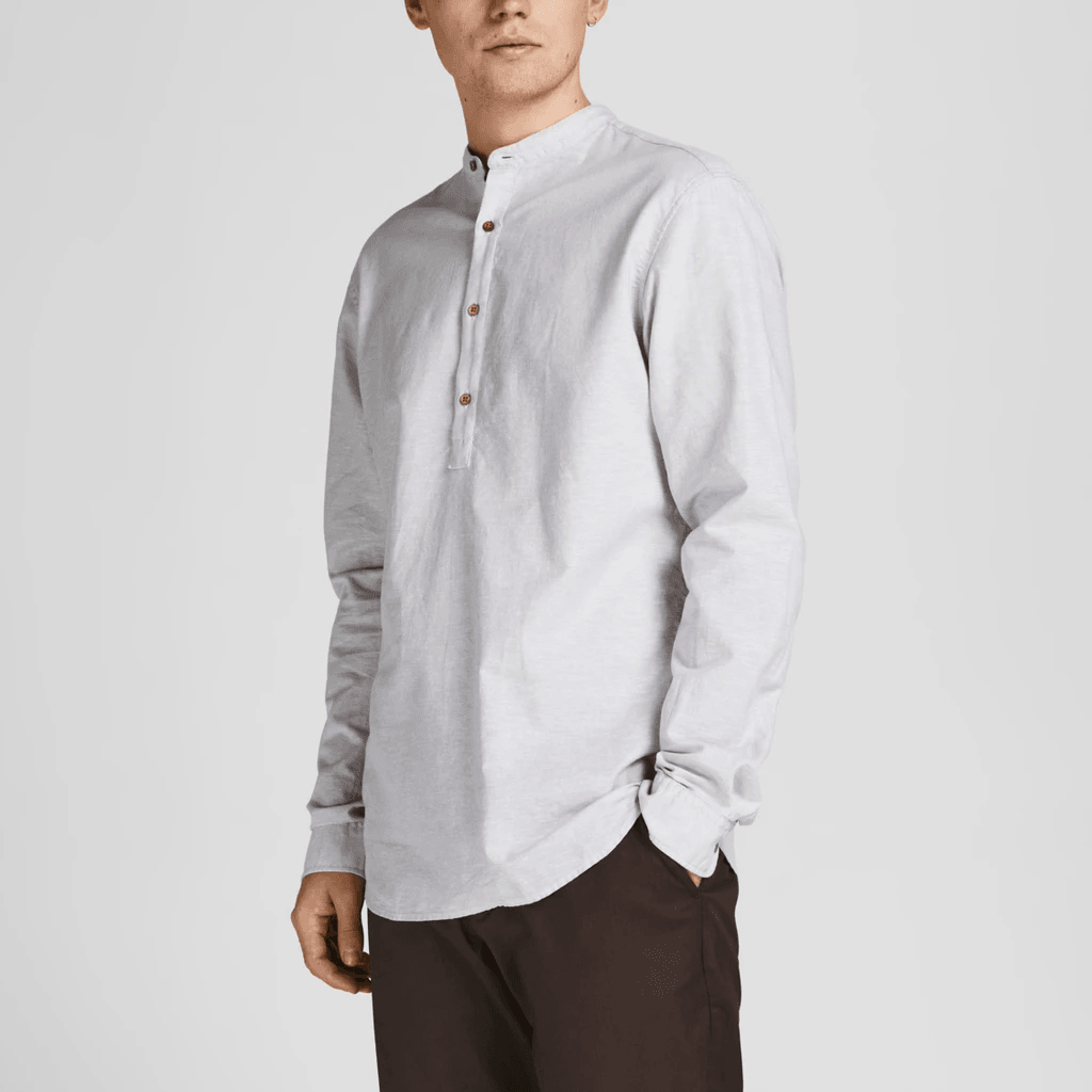 Jack & Jones Uomo Camicia Summer Half Grigio12196822