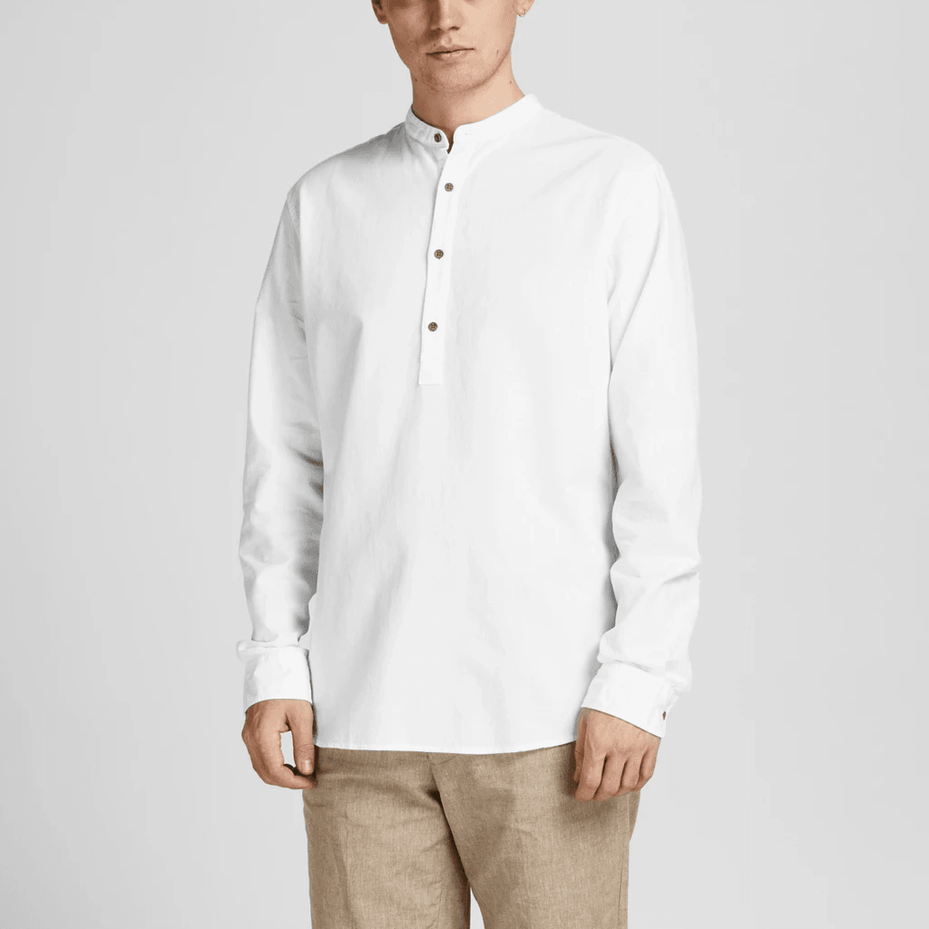 Jack & Jones Uomo Camicia Summer Half Bianco 12196822