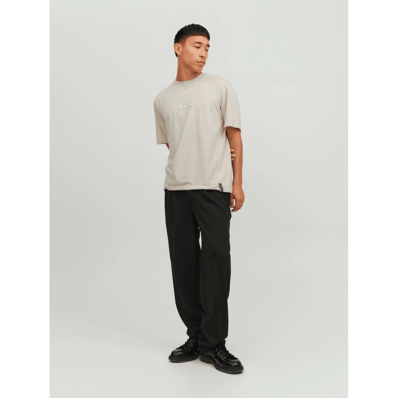 Jack & Jones Uomo T-shirt Joshua Beige 12228257