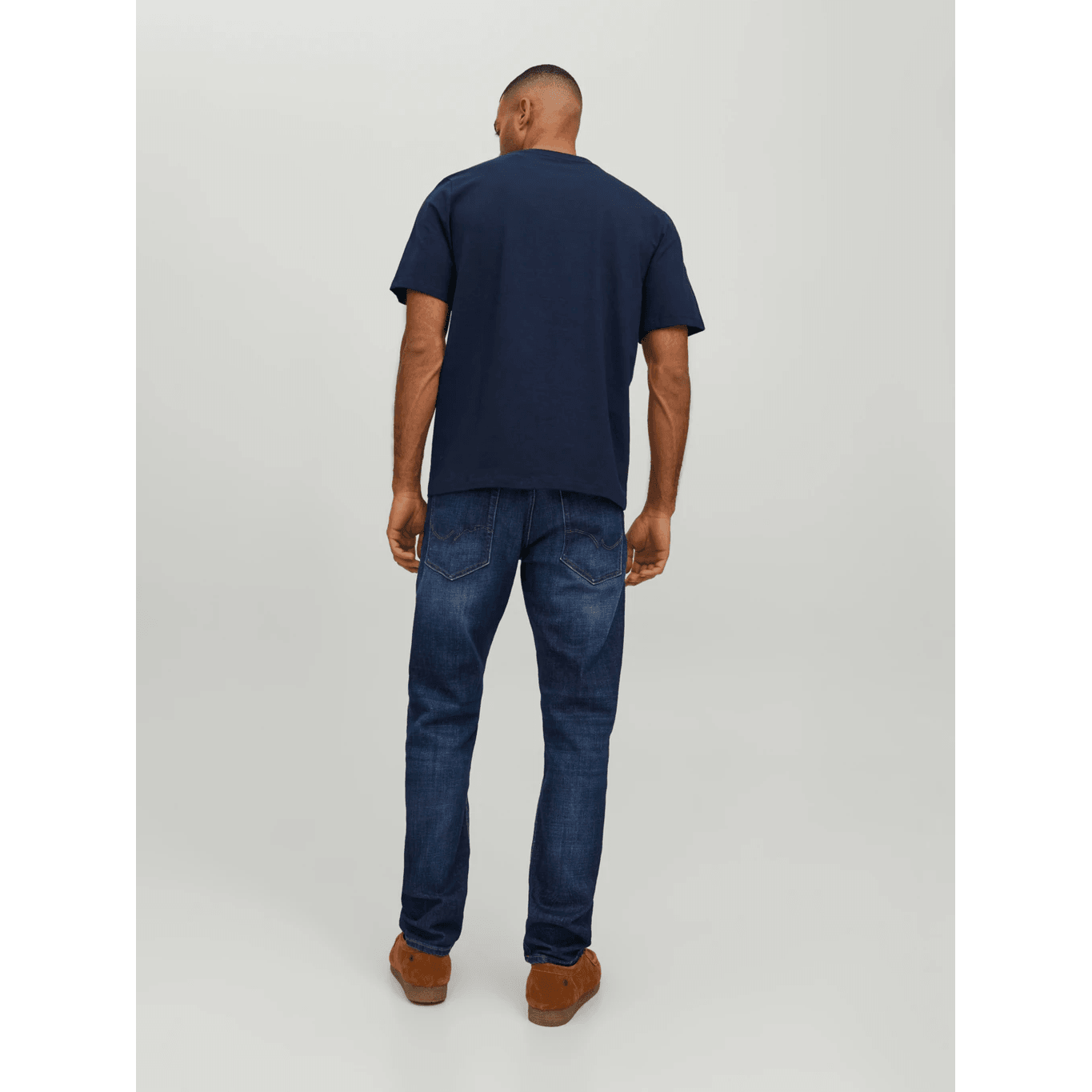 Jack & Jones Uomo T-shirt Joshua Blue Navy 12228257