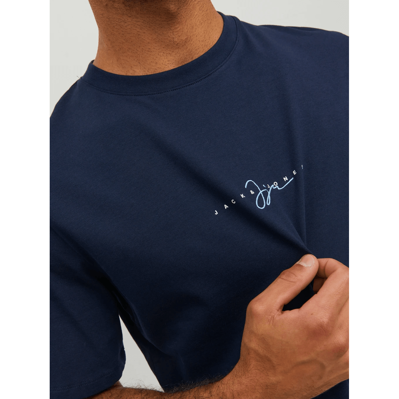Jack & Jones Uomo T-shirt Joshua Blue Navy 12228257