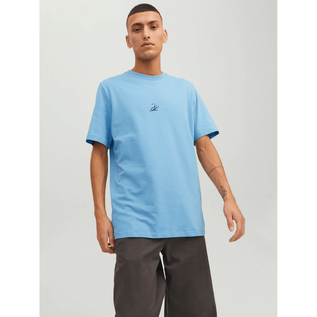 Jack & Jones Uomo T-shirt Joshua celeste 12228257