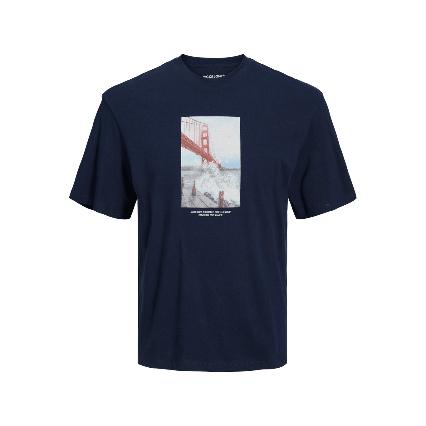 Jack & Jones Uomo T-shirt Copenhagen Blue Navy 12227781