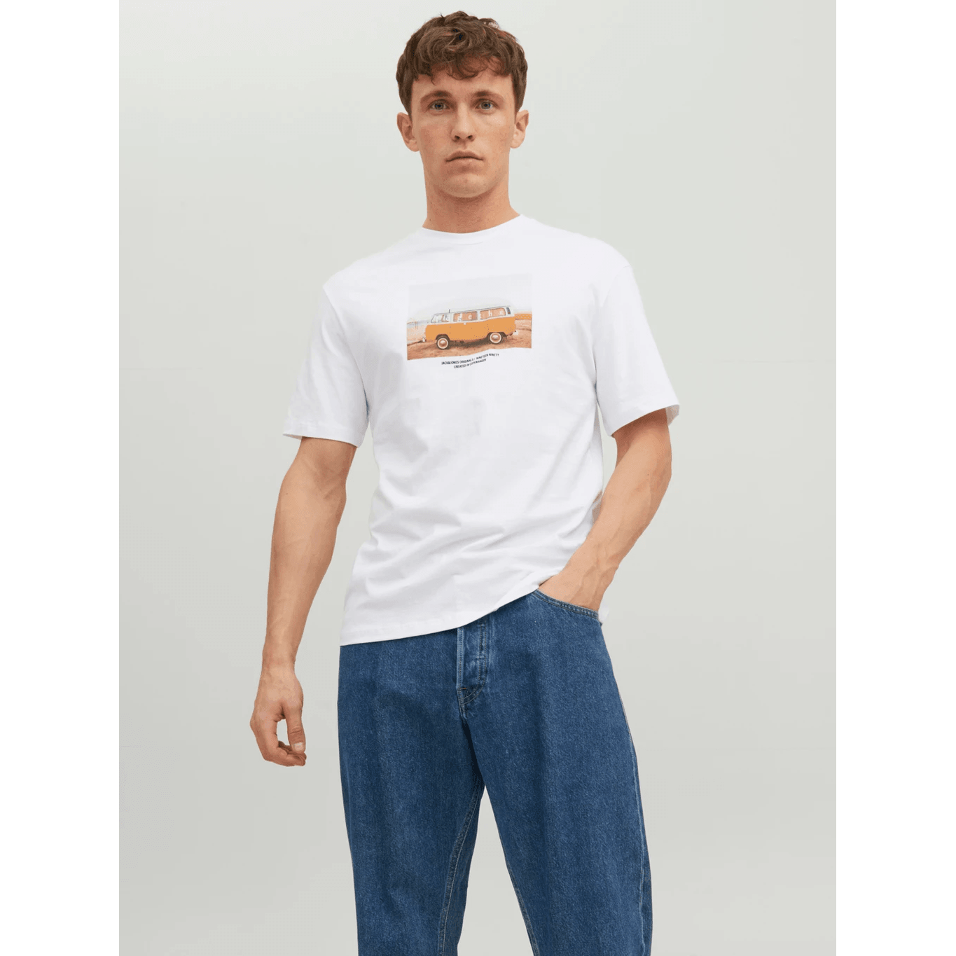 Jack & Jones Uomo T-shirt Copenhagen Bianca 12227781