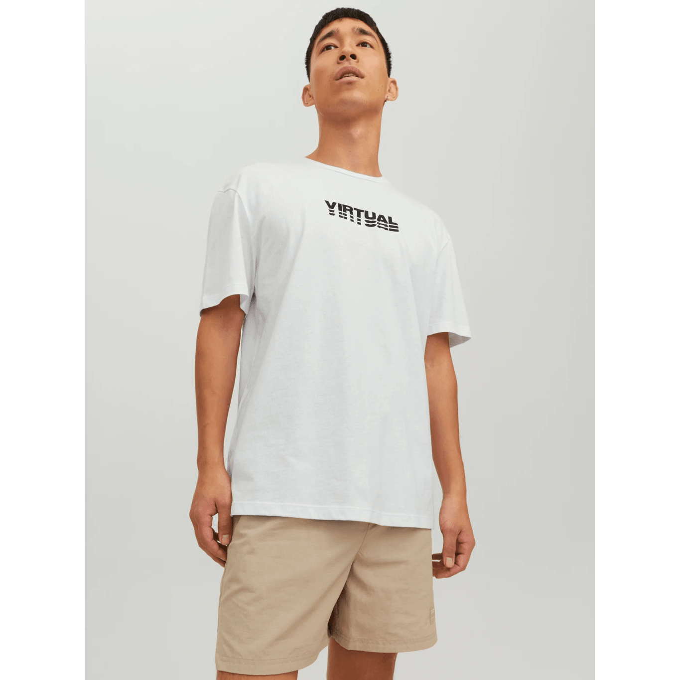 Jack & Jones Uomo T-shirt Digit Bianco12229776