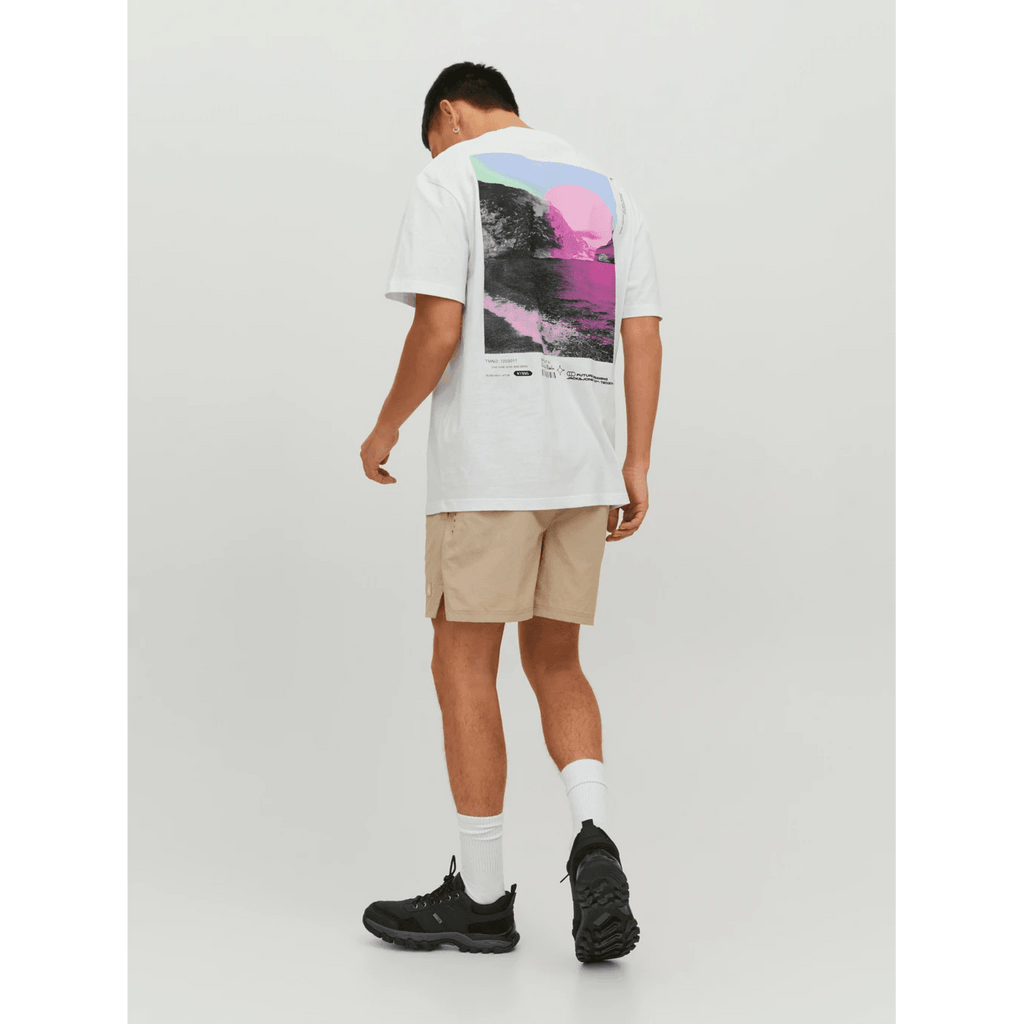 Jack & Jones Uomo T-shirt Digit Bianco12229776