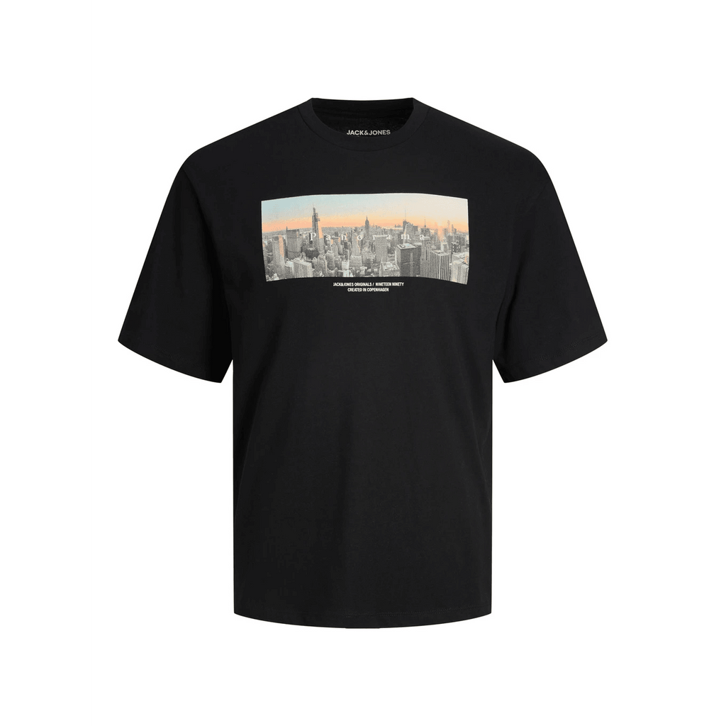 Jack & Jones Uomo T-shirt Copenhagen Nero 12227781