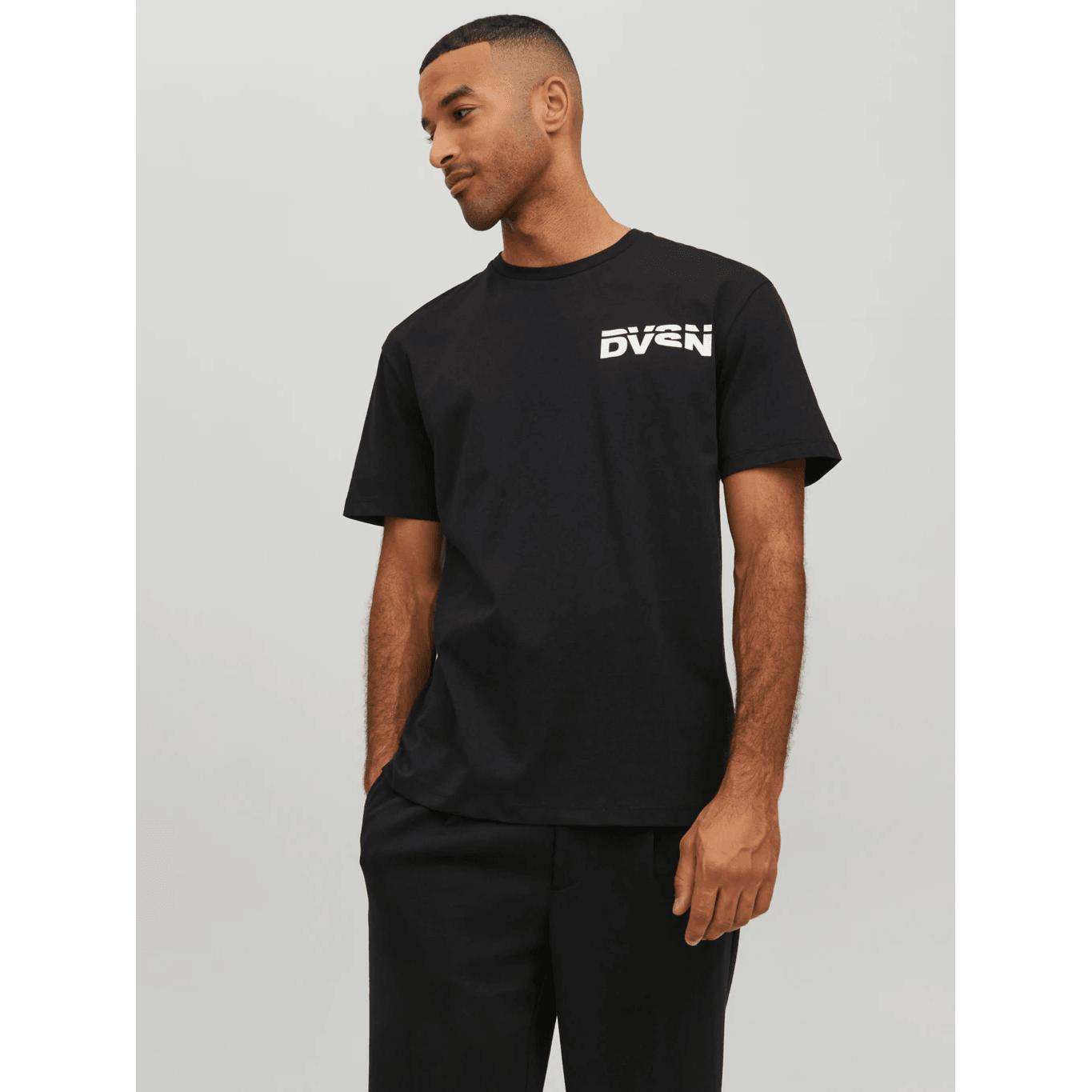 Jack & Jones Uomo T-shirt Digit Nero 12229776