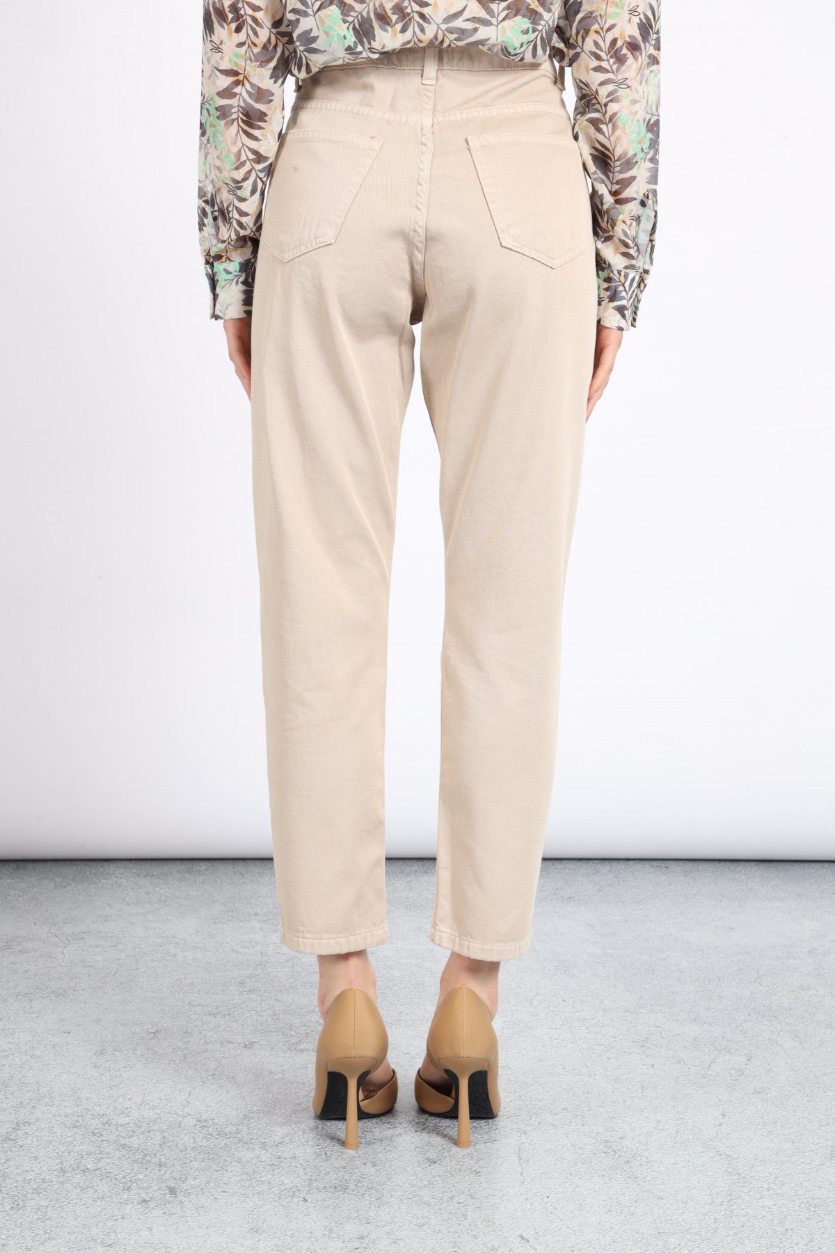 Susy Mix Donna Pantalone Denim Sabbia SM134