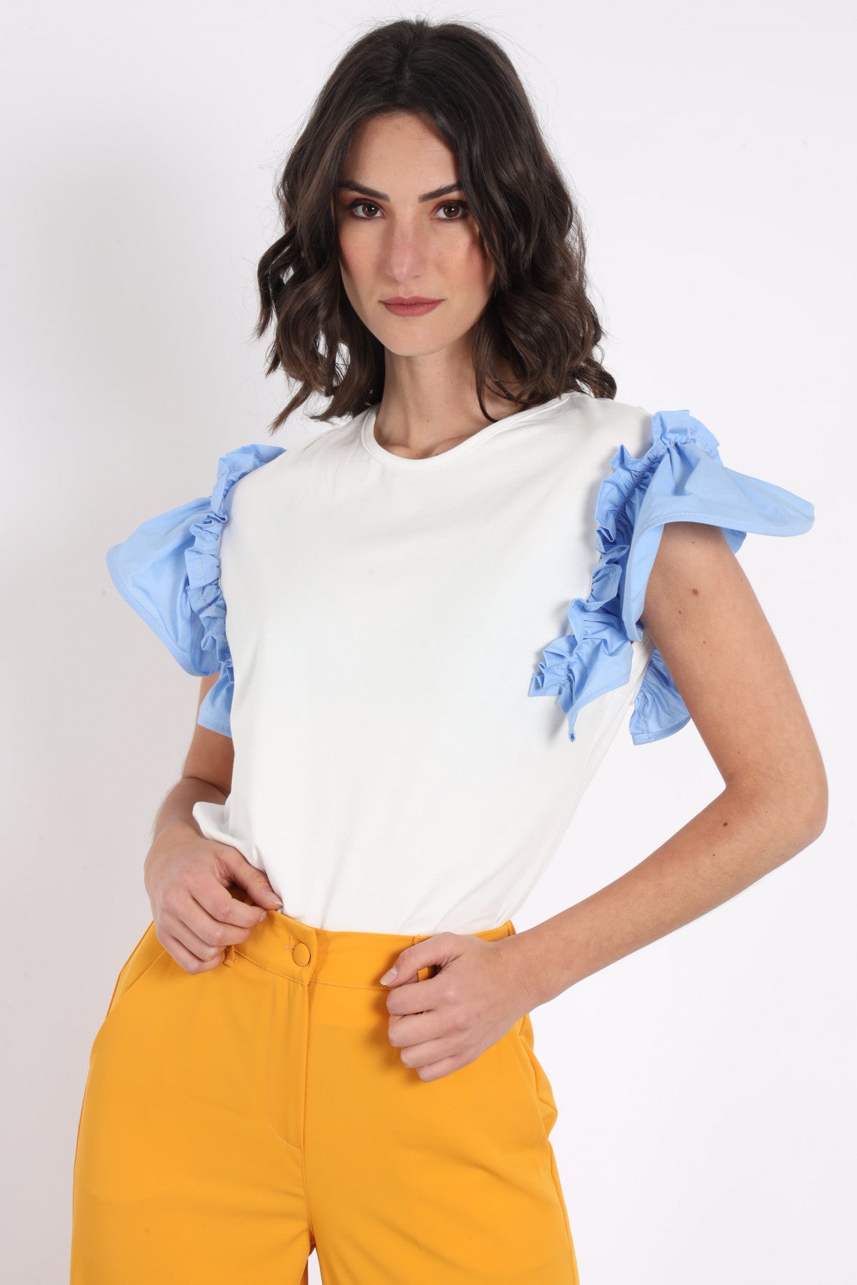 Susy Mix Donna T-shirt Volant 53255