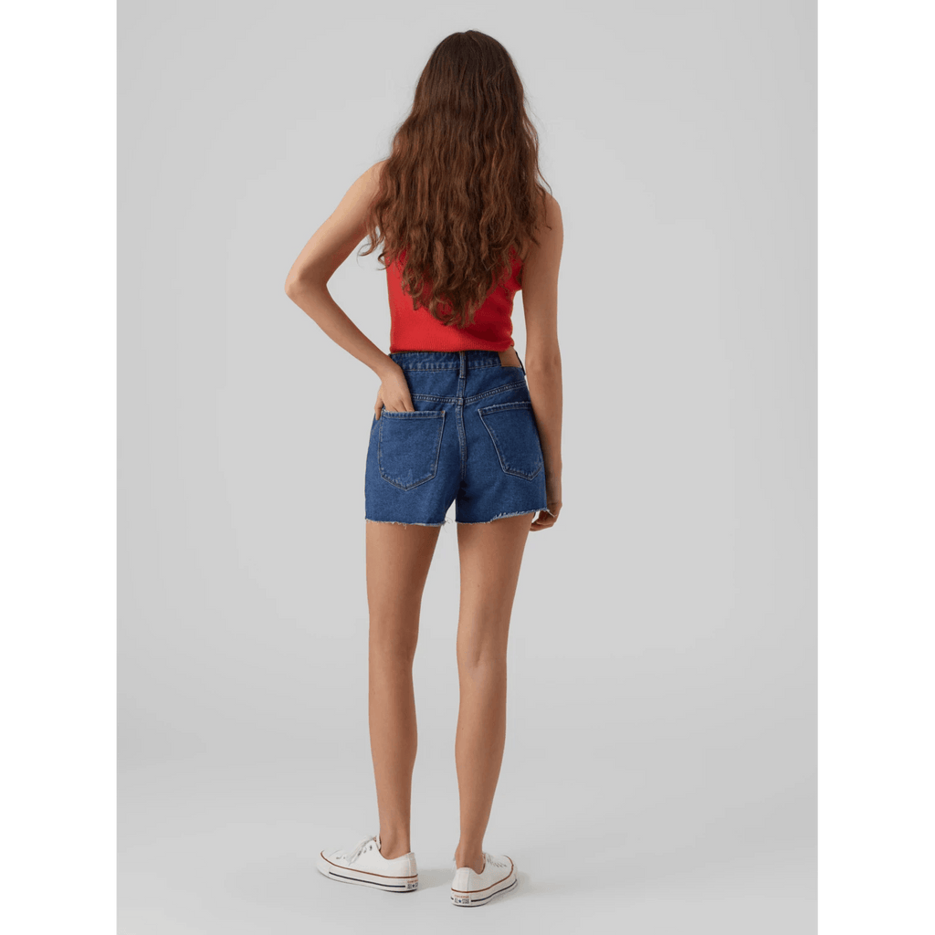 Vero Moda Donna Short Zuri Loose Noos Denim Dark Blue 10286387