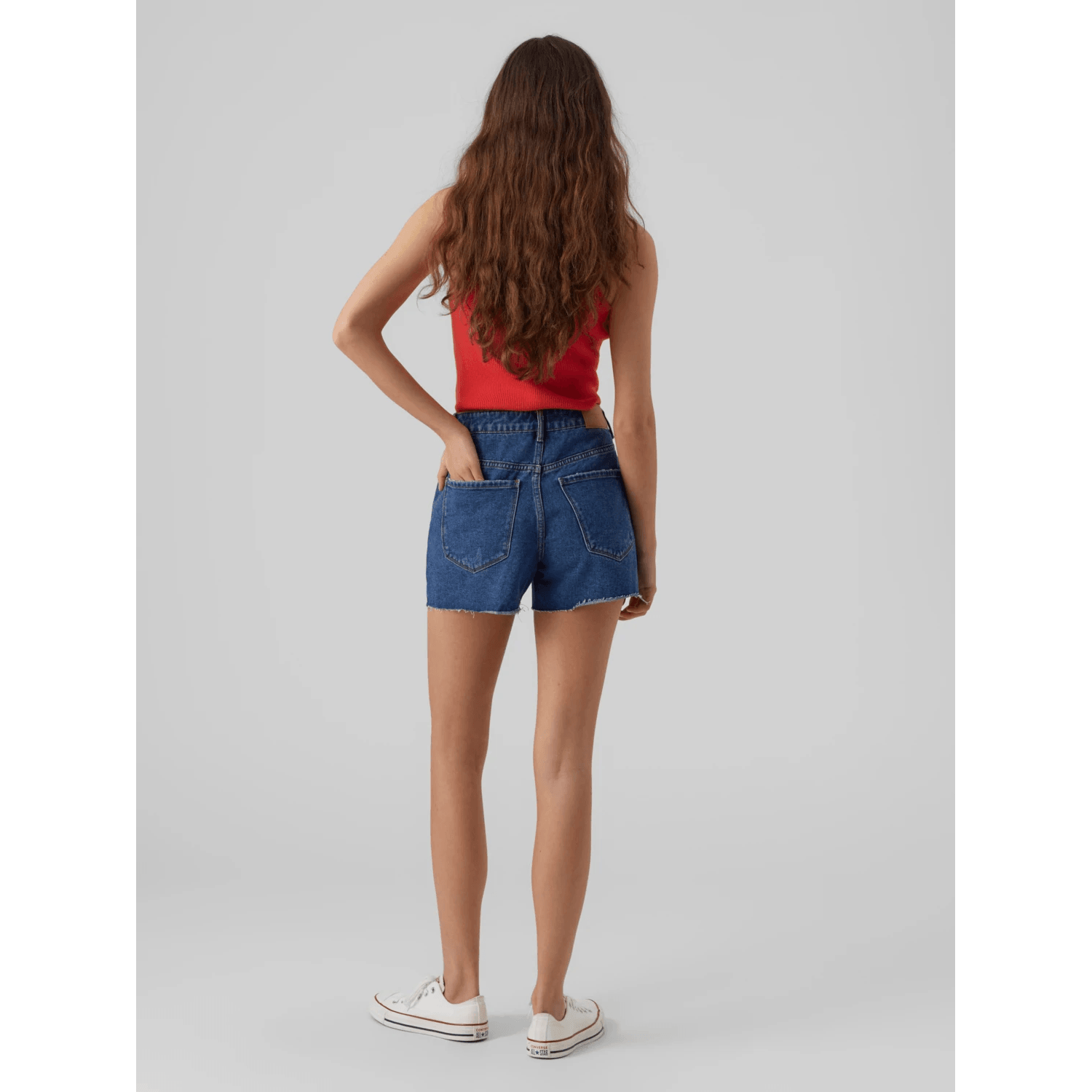 Vero Moda Donna Short Zuri Loose Noos Denim Dark Blue 10286387