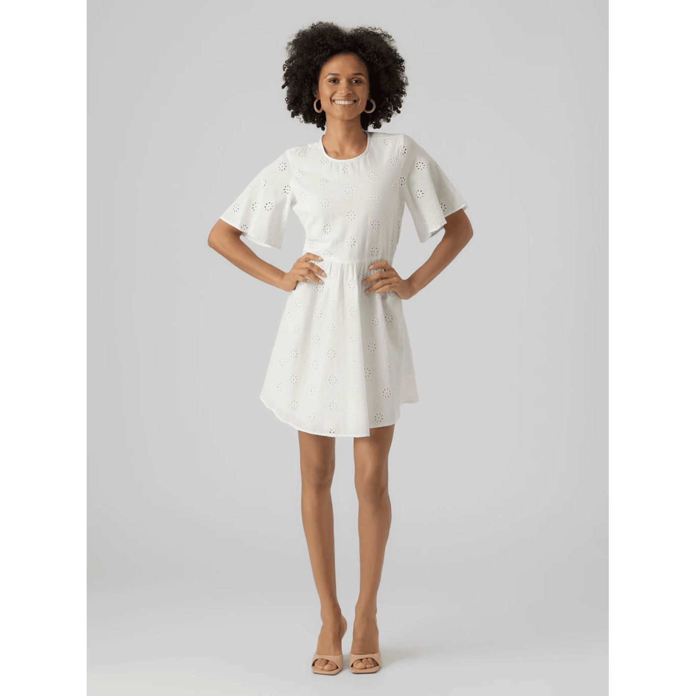 Vero Moda Donna Abito Maja Bianco 10281728