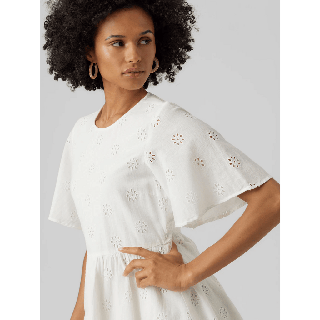 Vero Moda Donna Abito Maja Bianco 10281728