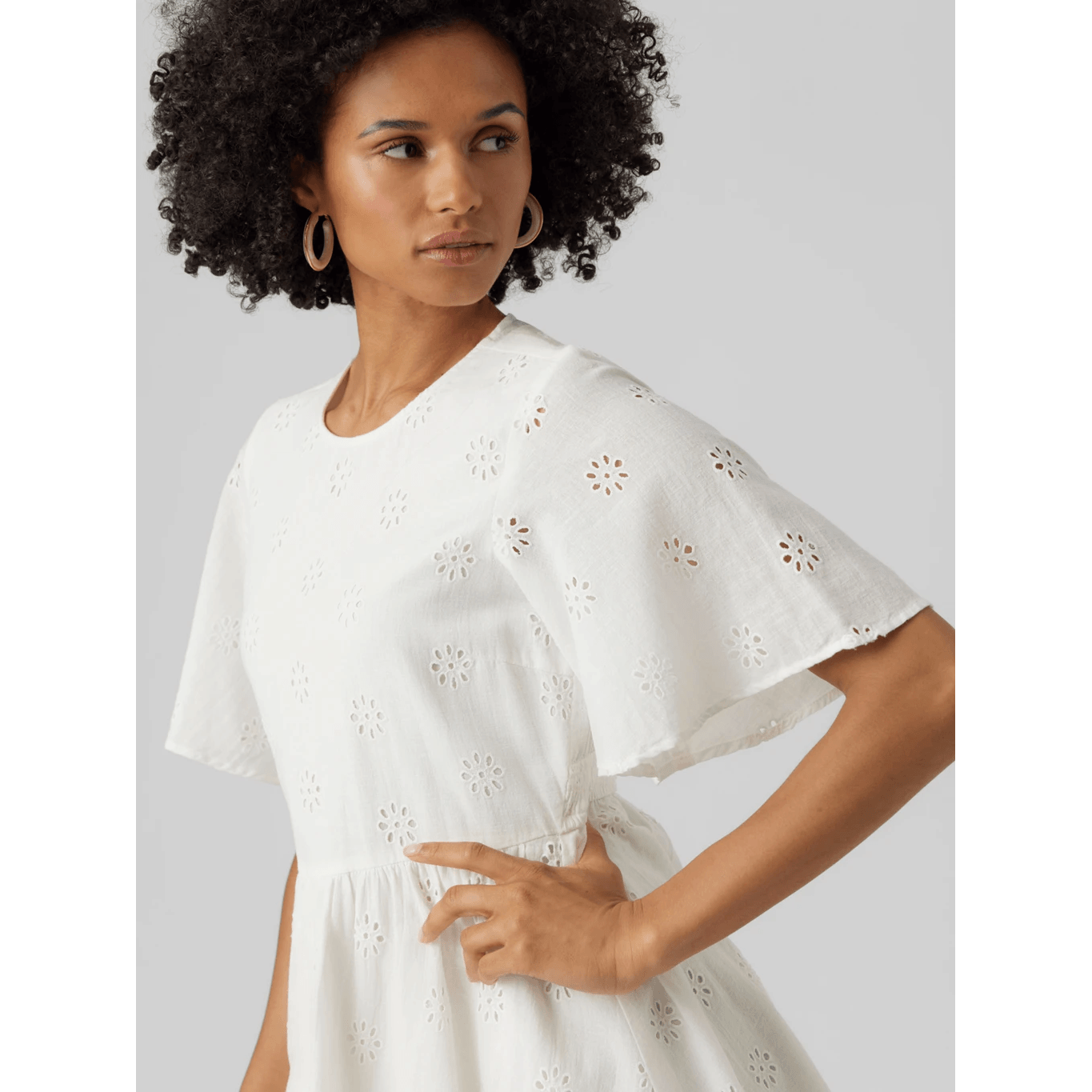 Vero Moda Donna Abito Maja Bianco 10281728