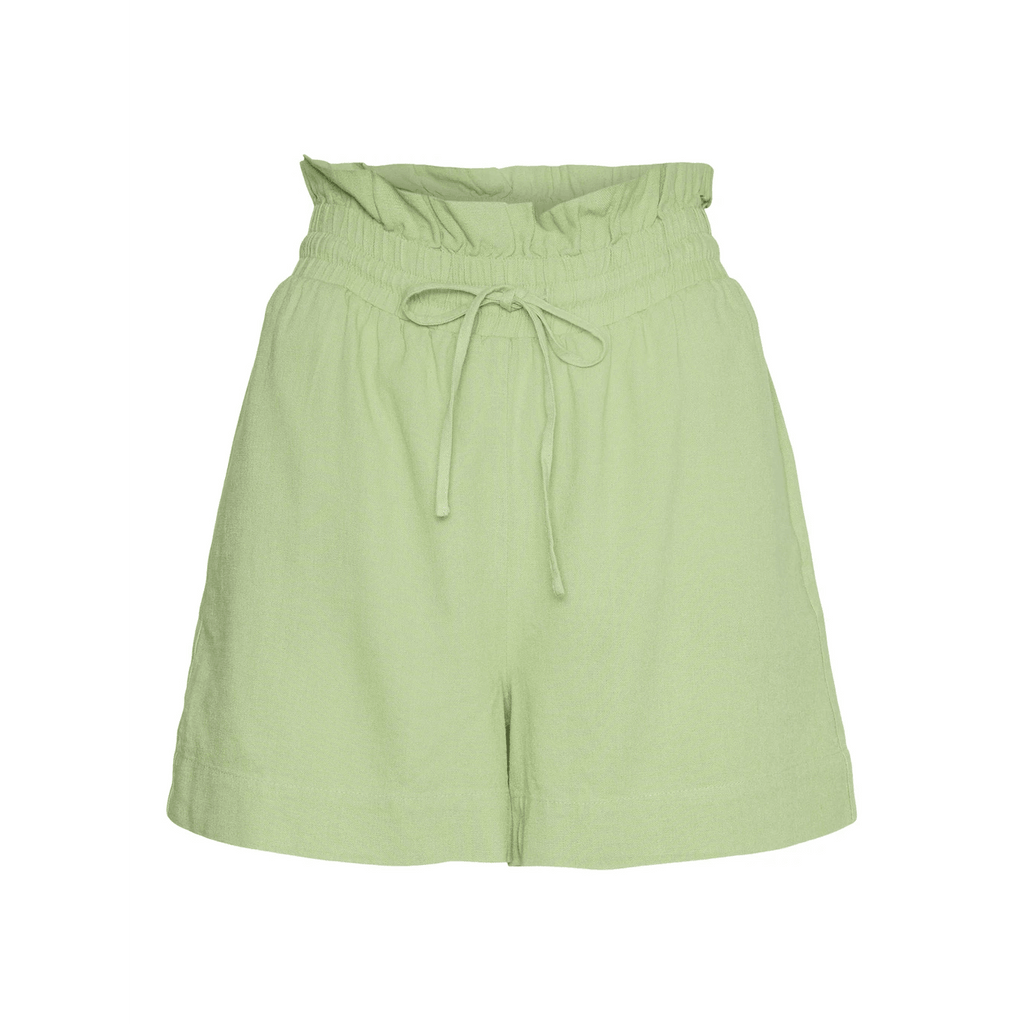 Vero Moda Donna Bermuda Mymilo Paperbag Verde 10282521