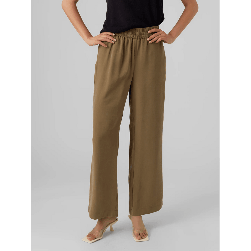Vero Moda Donna Pantalone Carmen Wide Noos BIANCO 10278926