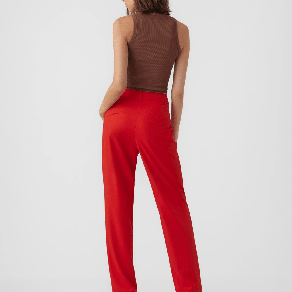 Vero Moda Donna Pantalone Zelda Noos Ciliegia 10261257
